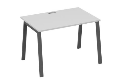 Стол письменный Мира Трио, цвет серый + антрацит