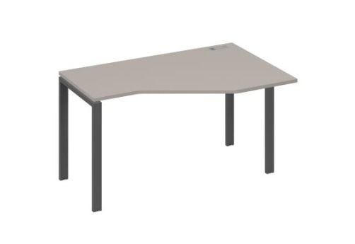 Стол эргономичный правый Мира Нумо, цвет мокко премиум + антрацит