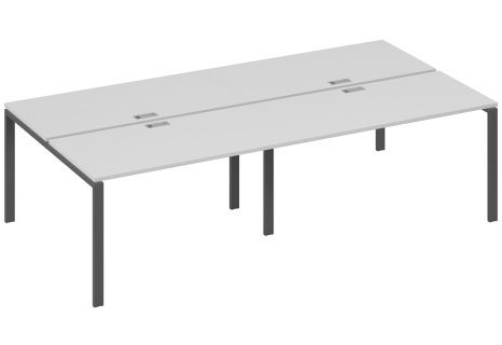 Рабочая станция (4х140) Мира Нумо, цвет серый + антрацит