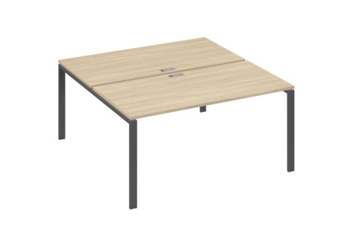 Рабочая станция (2х160) Мира Нумо, цвет дуб скандинавский + антрацит