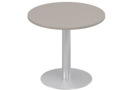 Стол для переговоров круглый Мира Одри, цвет мокко премиум + серый