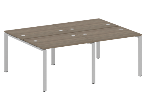 Стол на 4 рабочих места, цвет вяз