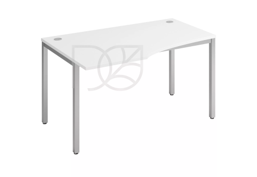 Стол эргономичный левый, цвет белый