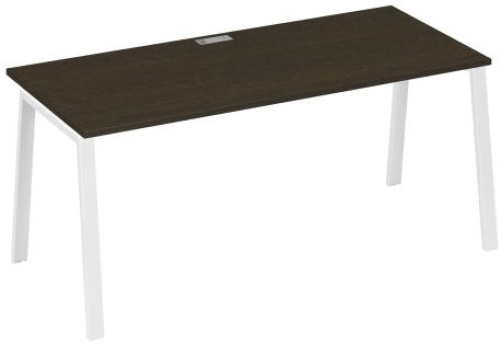 Стол письменный Мира Трио, цвет венге + белый