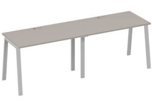 Рабочая станция 2х120 Мира Трио, цвет мокко премиум + серый