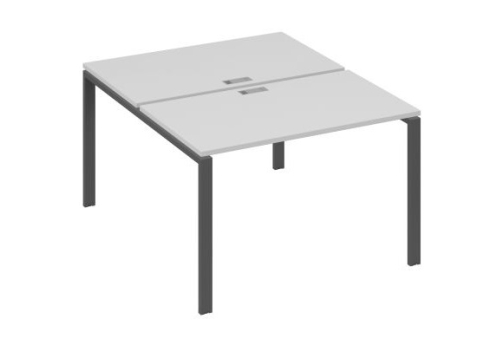 Рабочая станция (2х120) Мира Нумо, цвет серый + антрацит