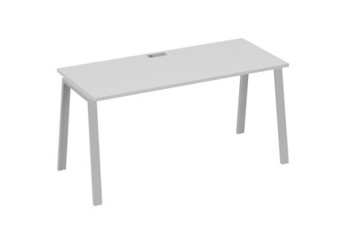 Стол письменный Мира Трио, цвет серый + серый