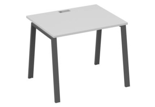 Стол письменный Мира Трио, цвет серый + антрацит