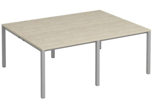 Рабочая станция (4х100) Прайм Металл 50, цвет шамони светлый + серый