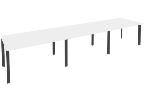 Стол для переговоров (3 столешницы), цвет белый