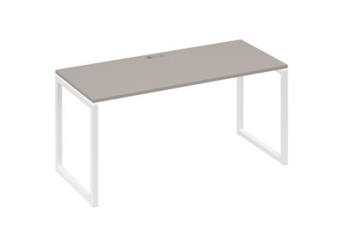 Стол письменный Мира Одри, цвет мокко премиум + белый