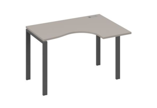 Стол эргономичный правый Мира Нумо, цвет мокко премиум + антрацит