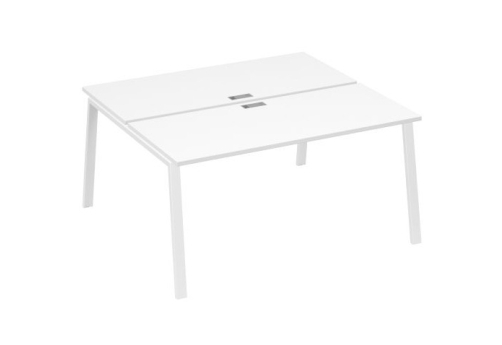 Рабочая станция 2х160 Мира Трио, цвет белый премиум + белый