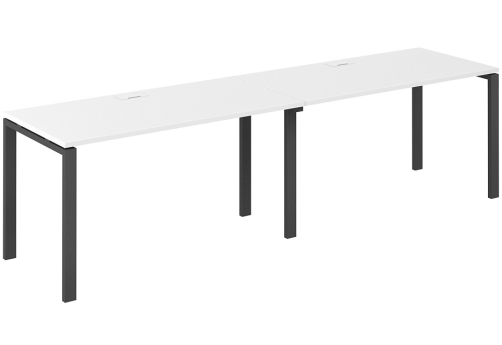Рабочая станция Индиго Сет, цвет белый + антрацит