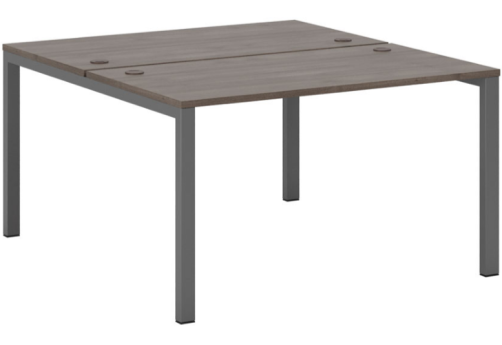 Бенч-система две столешницы, цвет шамони темный