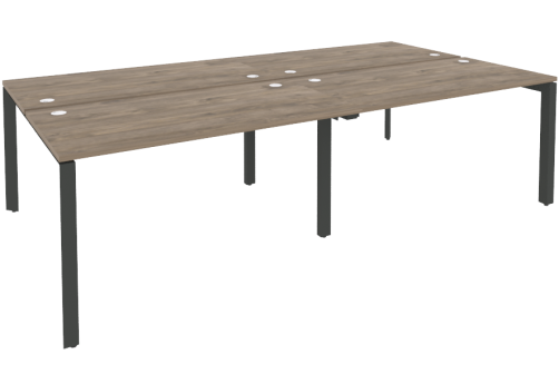 Рабочая станция, цвет тиквуд темный