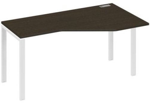 Стол эргономичный правый Мира Нумо, цвет венге + белый