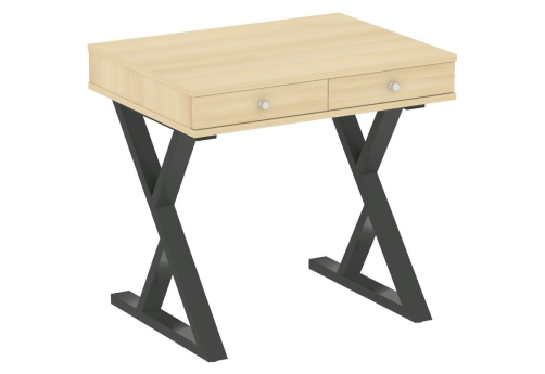 Стол письменный, цвет акация + антрацит