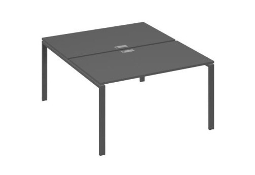 Рабочая станция (2х140) Мира Нумо, цвет антрацит премиум + антрацит