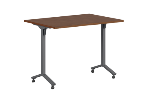 Стол мобильный складной, цвет орех