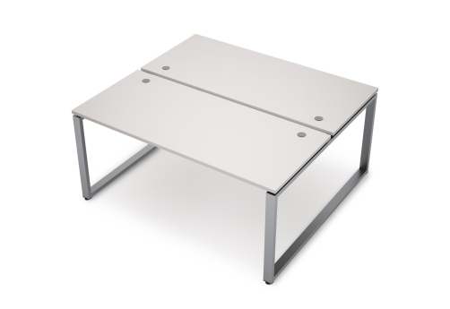 Бенч-система на 2 рабочих места Деко Опера, цвет белый