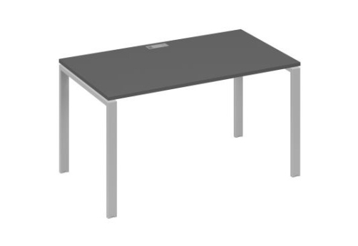 Стол письменный Мира Нумо, цвет антрацит премиум + серый