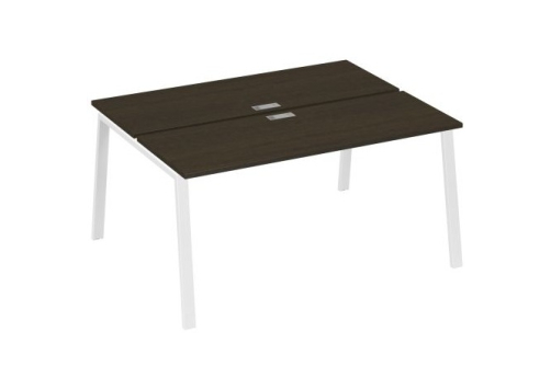 Рабочая станция 2х160 Мира Трио, цвет венге + белый