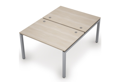 Бенч-система на 2 рабочих места Деко Тренд, цвет шамони светлый