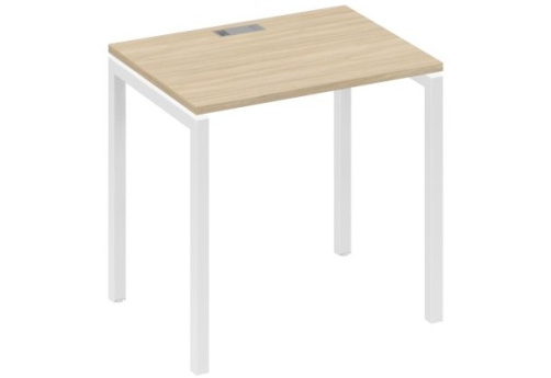 Стол письменный Мира Лофт, цвет дуб скандинавский + белый