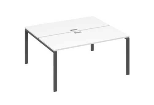 Рабочая станция (2х160) Мира Нумо, цвет белый премиум + антрацит