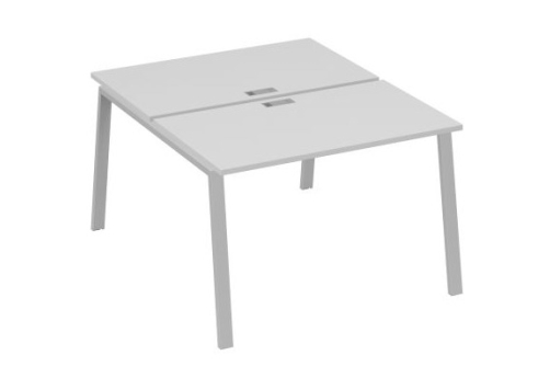 Рабочая станция 2х120 Мира Трио, цвет серый + серый