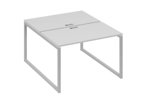 Рабочая станция (2х120) Мира Одри, цвет серый + серый