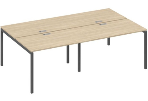 Рабочая станция 4х120 Мира Лофт, цвет дуб скандинавский + антрацит