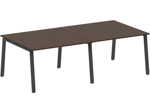 Стол для переговоров (2 столешницы), цвет венге