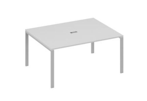 Стол для переговоров прямоугольный Мира Нумо, цвет серый + серый