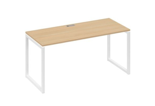Стол письменный Мира Одри, цвет натуральный дуб + белый