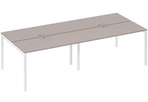 Рабочая станция 4х140 Мира Лофт, цвет мокко премиум + белый
