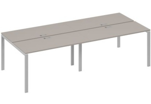 Рабочая станция (4х140) Мира Нумо, цвет мокко премиум + серый