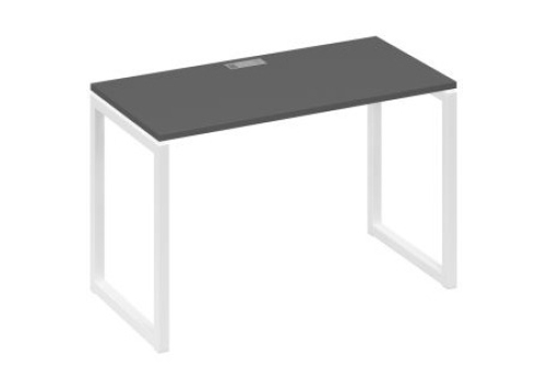 Стол письменный Мира Одри, цвет антрацит премиум + белый