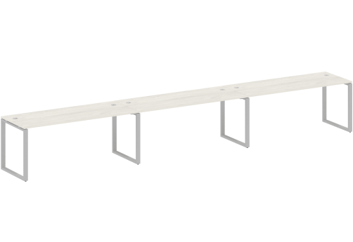 Стол на 3 рабочих места, цвет дуб новара