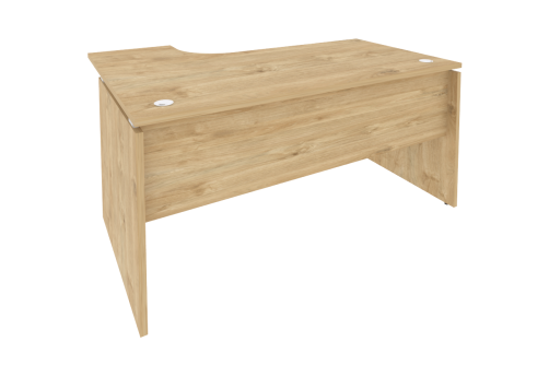 Стол эргономичный правый, цвет тиквуд светлый