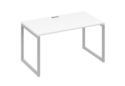 Стол письменный Мира Одри, цвет белый премиум + серый