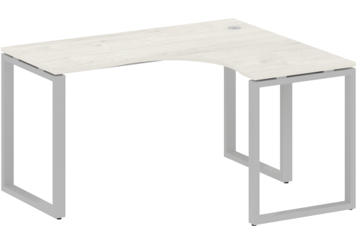 Стол эргономичный правый, цвет дуб новара