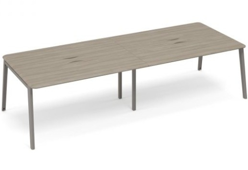 Стол для переговоров Види Металл, цвет вяз