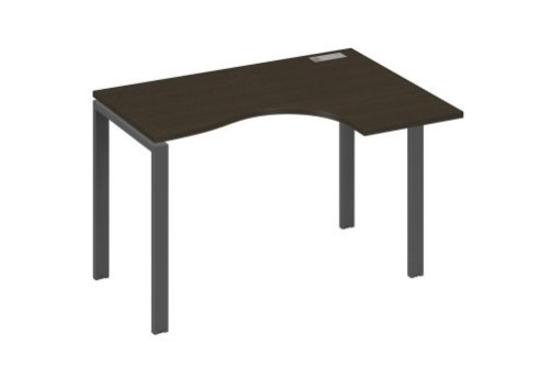 Стол эргономичный правый Мира Нумо, цвет венге + антрацит