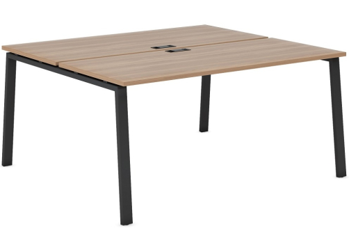 Рабочая станция с А-образными опорами Франклин Персонал, цвет дуб