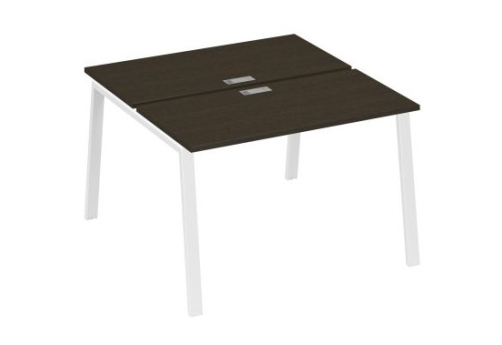 Рабочая станция 2х120 Мира Трио, цвет венге + белый