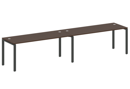 Стол на 2 рабочих места, цвет венге