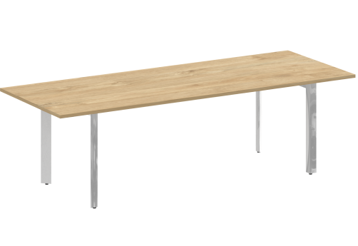 Стол переговорный, цвет тиквуд светлый