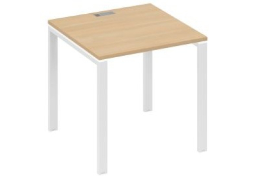 Стол письменный Мира Нумо, цвет натуральный дуб + белый